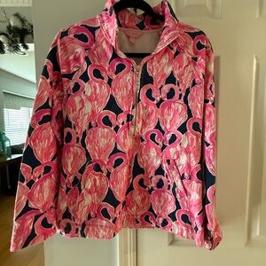Lilly Pulitzer Flamingo Print Women's Popover